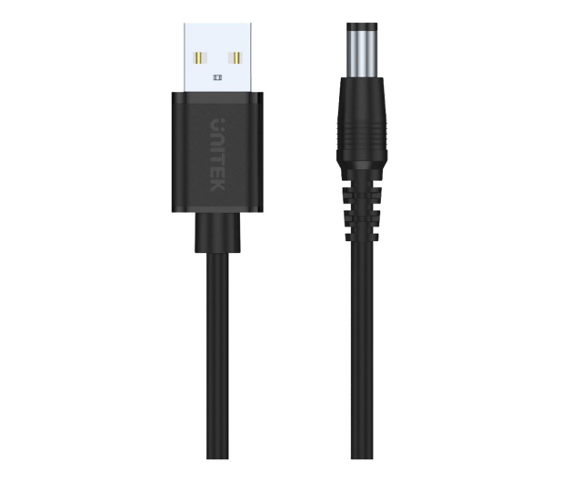 UNITEK USB - Wtyk DC 5.5/2.5mm 5V Y-C4046BK - 660382 - zdjęcie